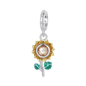 (image pour) PANDORA Style Tournesol Pendentif Suspendu - SCX151