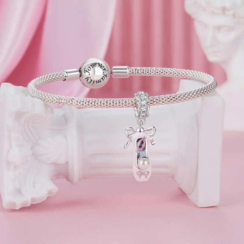 (image pour) Pendent Chaussons de Danse Style PANDORA - SCC2761 - Afficher 3