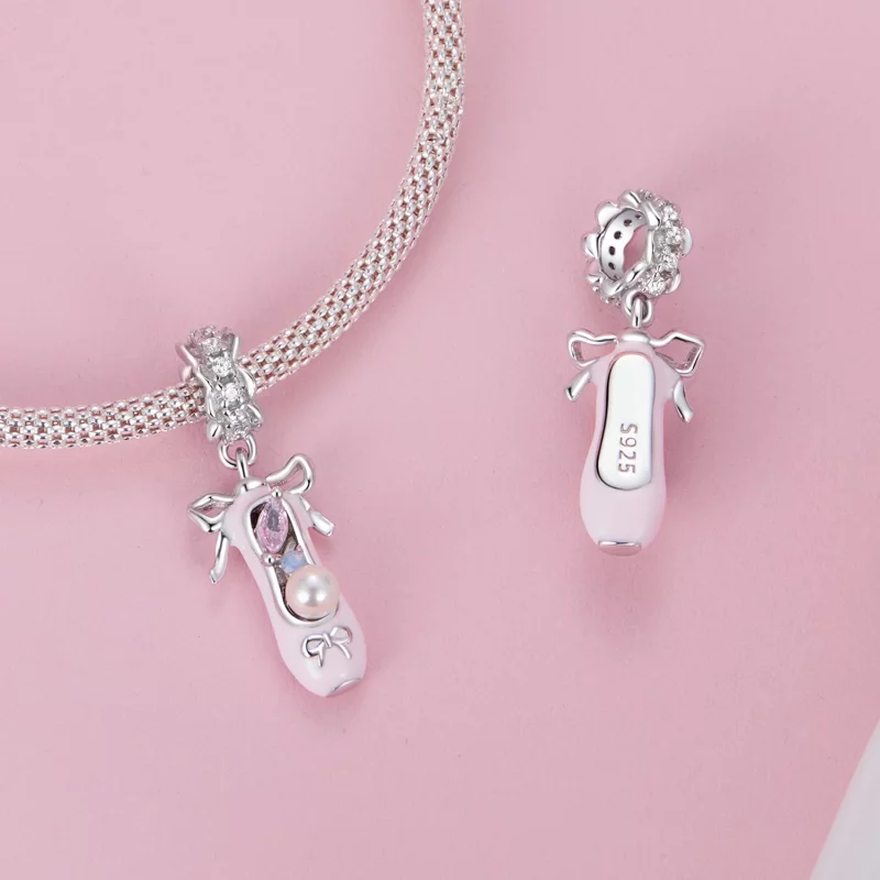 (image pour) Pendent Chaussons de Danse Style PANDORA - SCC2761 - Afficher 4