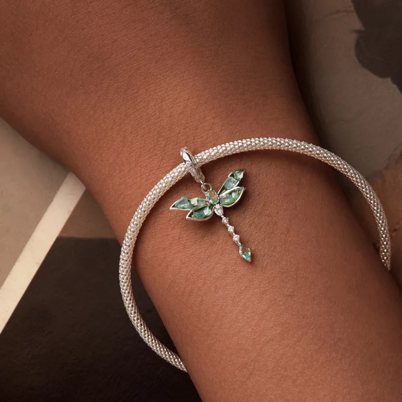 (image pour) Pendent Dragonfly Vert Style PANDORA - BSC983 - Afficher 6