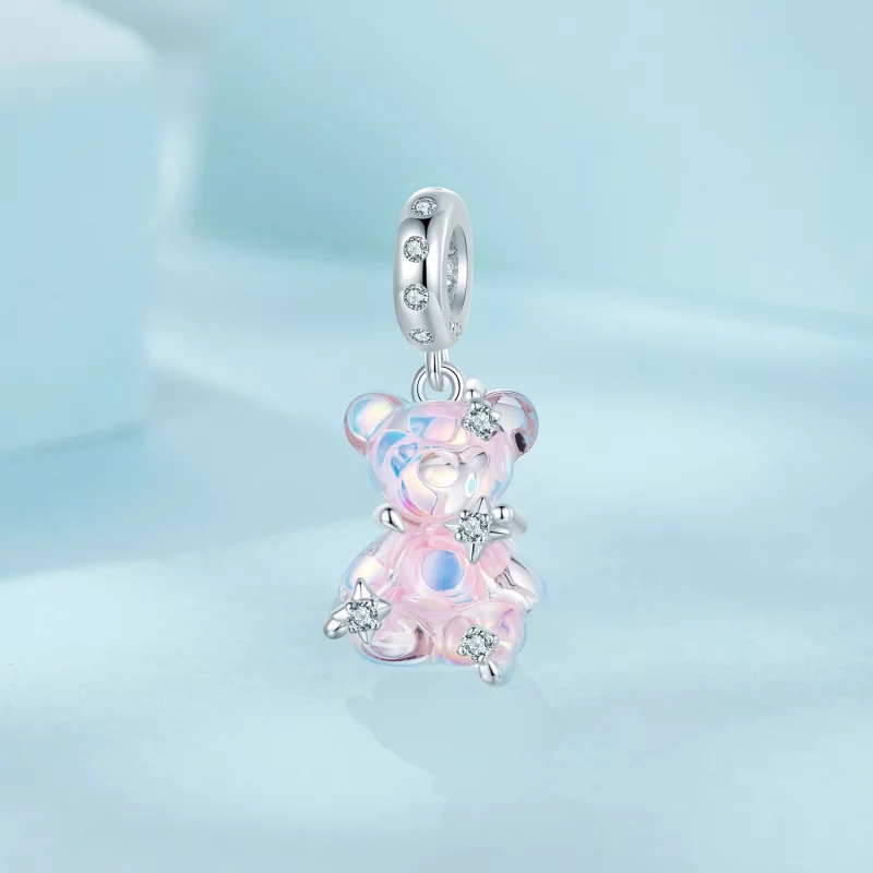 (image pour) Pendent Ours Fantaisie Style PANDORA - SCC2754 - Afficher 2