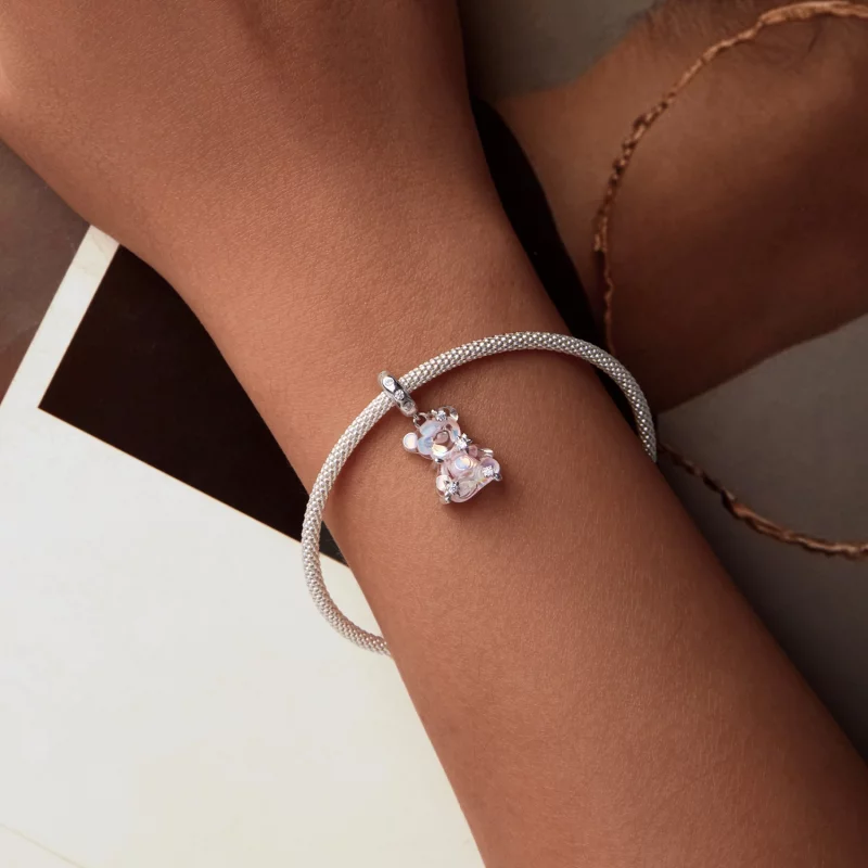(image pour) Pendent Ours Fantaisie Style PANDORA - SCC2754 - Afficher 5