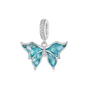 (image pour) Pendent PANDORA Style Blue Morpho - BSC982