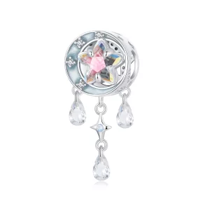 (image pour) Perles Attrape-Rêves Étoile et Lune Style PANDORA - BSC978