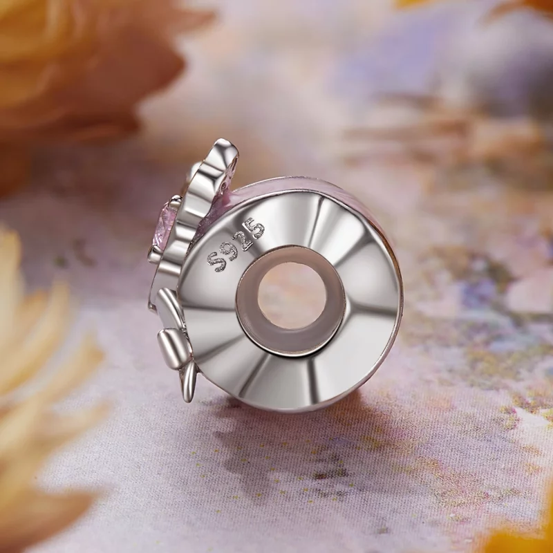 (image pour) Perles d'espacement en silicone papillon Monet style PANDORA - BSC991 - Afficher 3