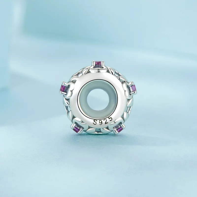 (image pour) Perles d'espacement en silicone rétro iris PANDORA Style - SCC2756 - Afficher 3