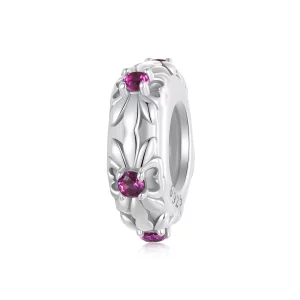(image pour) Perles d'espacement en silicone rétro iris PANDORA Style - SCC2756
