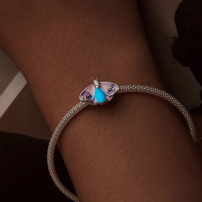 (image pour) Perles de papillon à gradient lumineux style PANDORA - SCC2732 - Afficher 5
