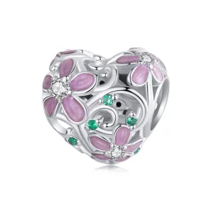 (image pour) Perles de Style PANDORA à Motif de Vigne Fleurie - SCC2739