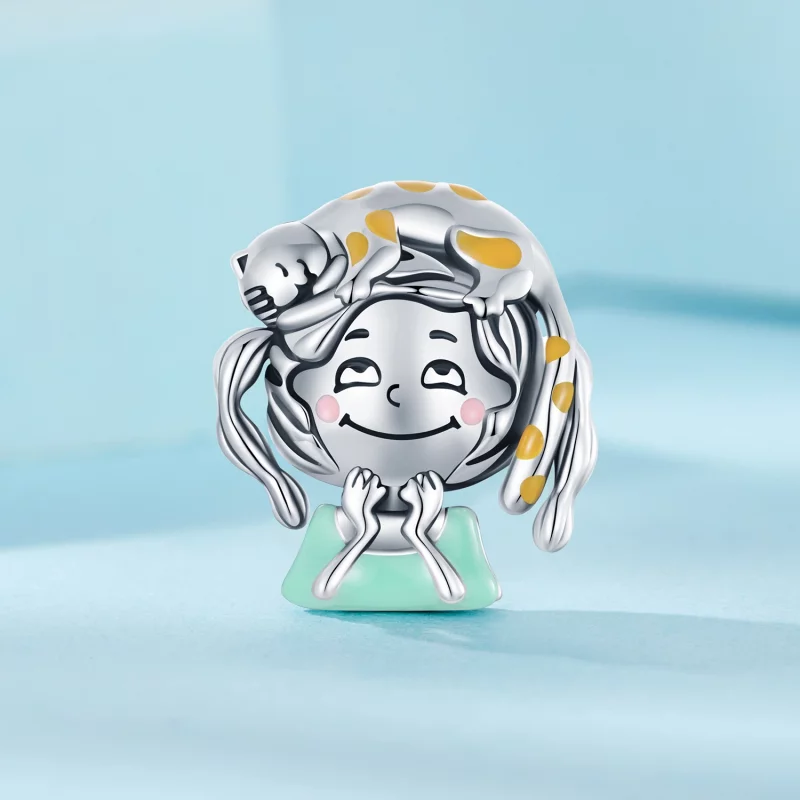 (image pour) Perles Fille Chat Style PANDORA - SCC2719 - Afficher 2