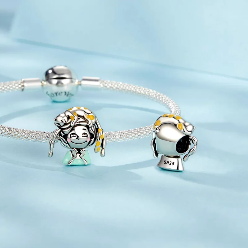 (image pour) Perles Fille Chat Style PANDORA - SCC2719 - Afficher 4