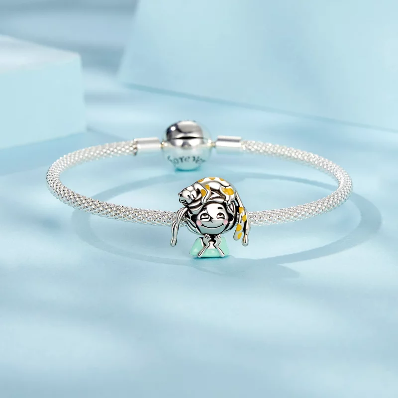 (image pour) Perles Fille Chat Style PANDORA - SCC2719 - Afficher 5