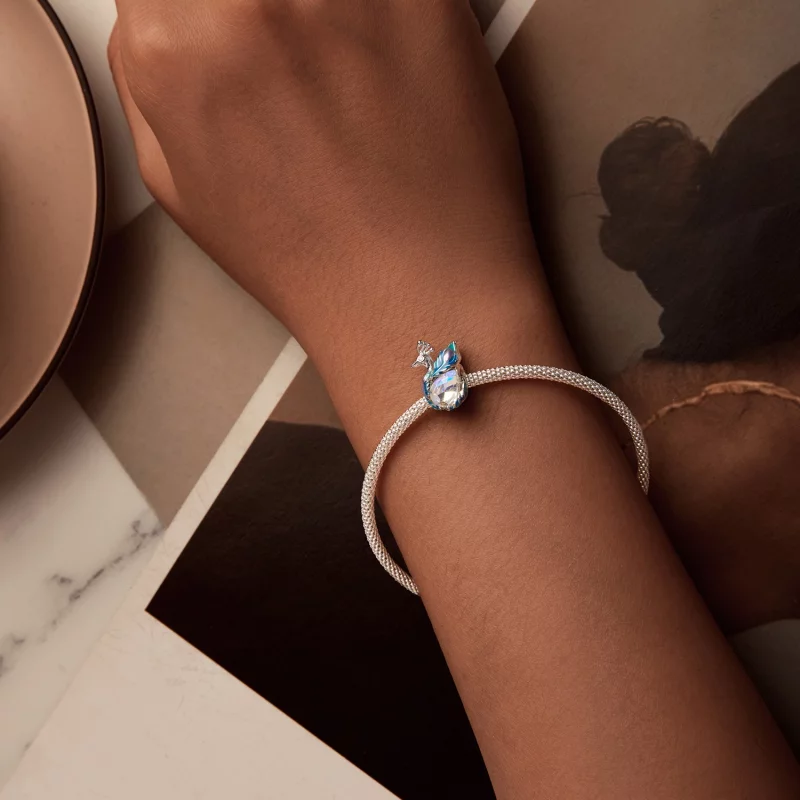(image pour) Perles Paon Style PANDORA - BSC979 - Afficher 6
