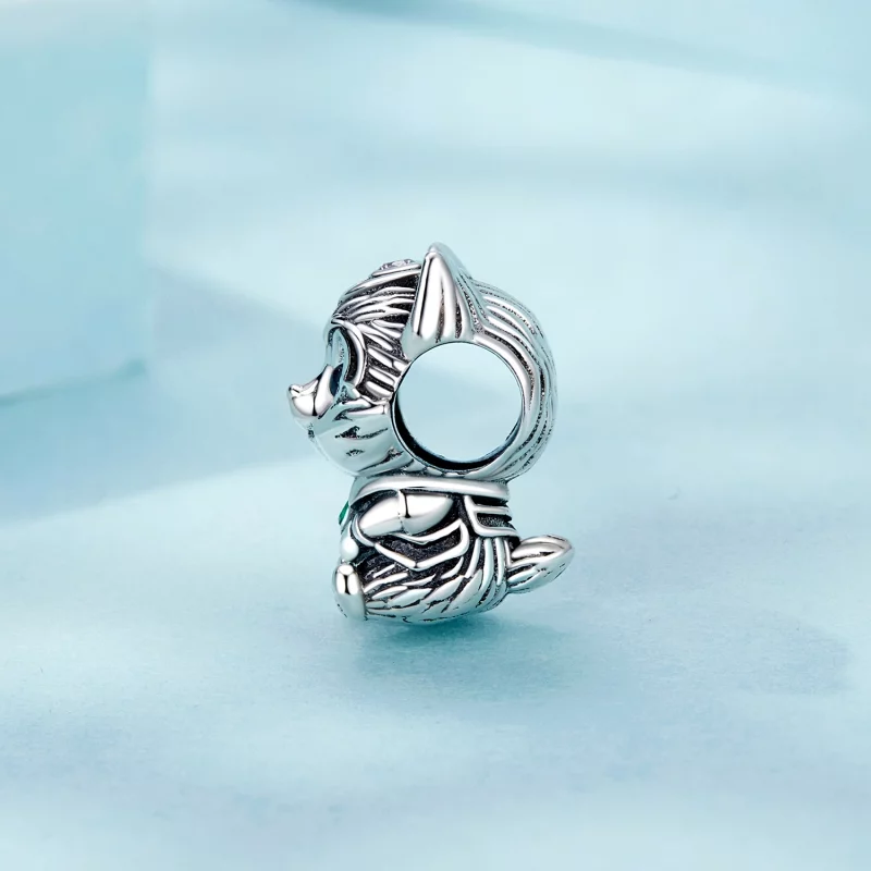 (image pour) Perles Petit Raton Laveur Style PANDORA - SCC2757 - Afficher 3