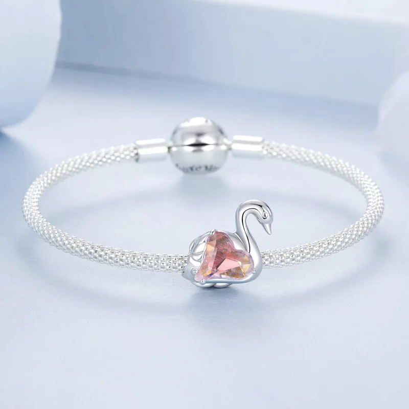 (image pour) Perles Style PANDORA Cygne - BSC980 - Afficher 5
