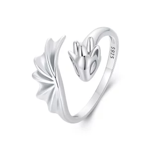 (image pour) Bague Dragon Ouvert Style PANDORA - SCR1017-E