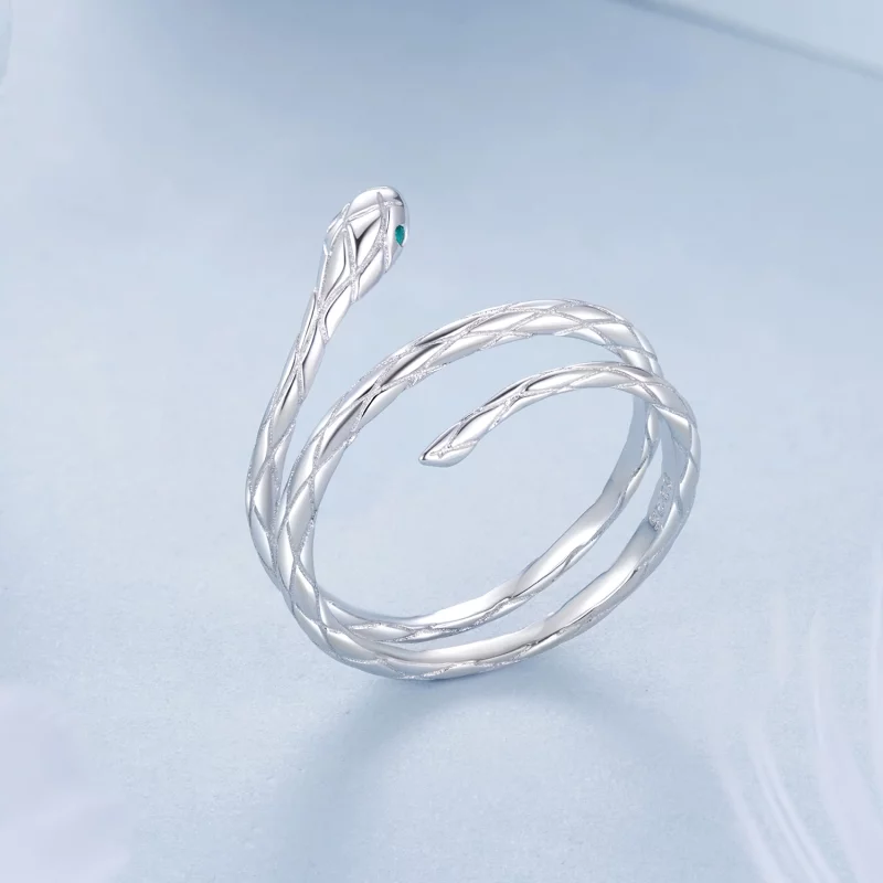 (image pour) Bague Ouverte Serpent Style PANDORA - BSR555-E - Afficher 2