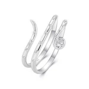 (image pour) Bague Ouverte Style PANDORA Pieuvre - SCR1030-E