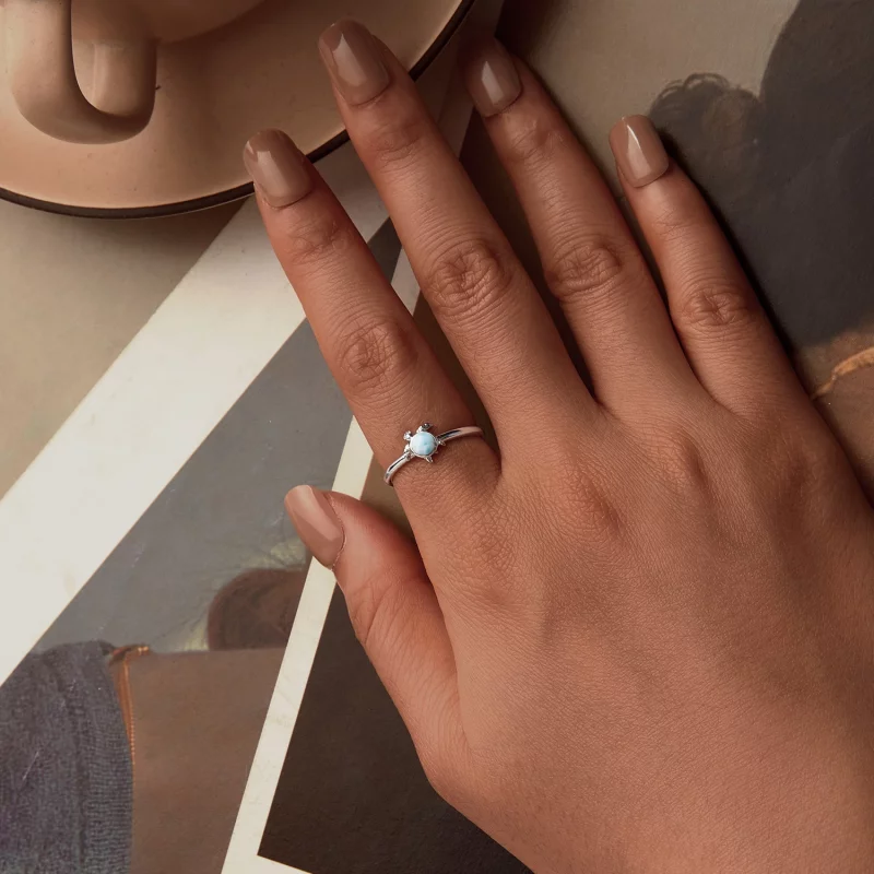 (image pour) Bague ouverte style tortue PANDORA - BSR553-E - Afficher 4