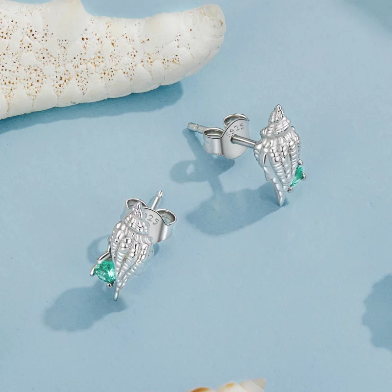 (image pour) Boucles d'oreille Conque Style PANDORA - BSE1010 - Afficher 3