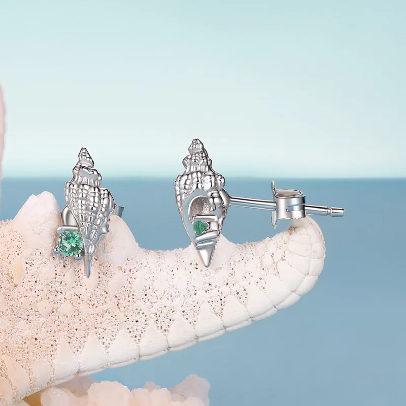 (image pour) Boucles d'oreille Conque Style PANDORA - BSE1010 - Afficher 4