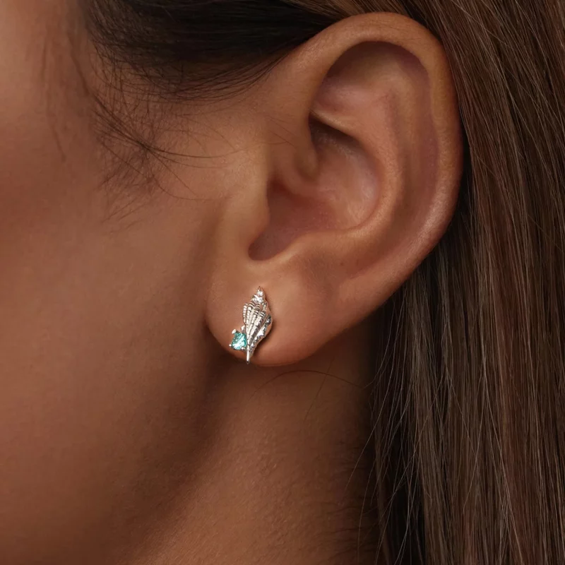 (image pour) Boucles d'oreille Conque Style PANDORA - BSE1010 - Afficher 6