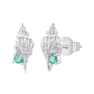(image pour) Boucles d'oreille Conque Style PANDORA - BSE1010