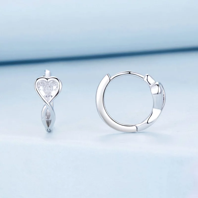 (image pour) Boucles d'oreille Love Infinity Style PANDORA - BSE1004 - Afficher 2