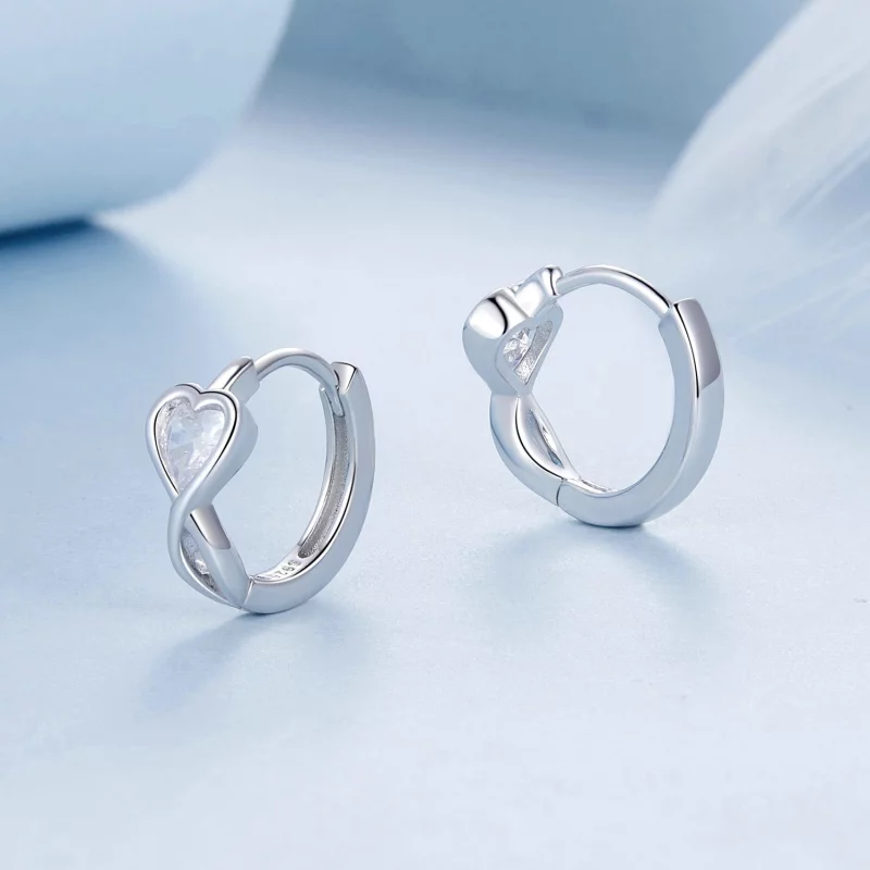 (image pour) Boucles d'oreille Love Infinity Style PANDORA - BSE1004 - Afficher 3