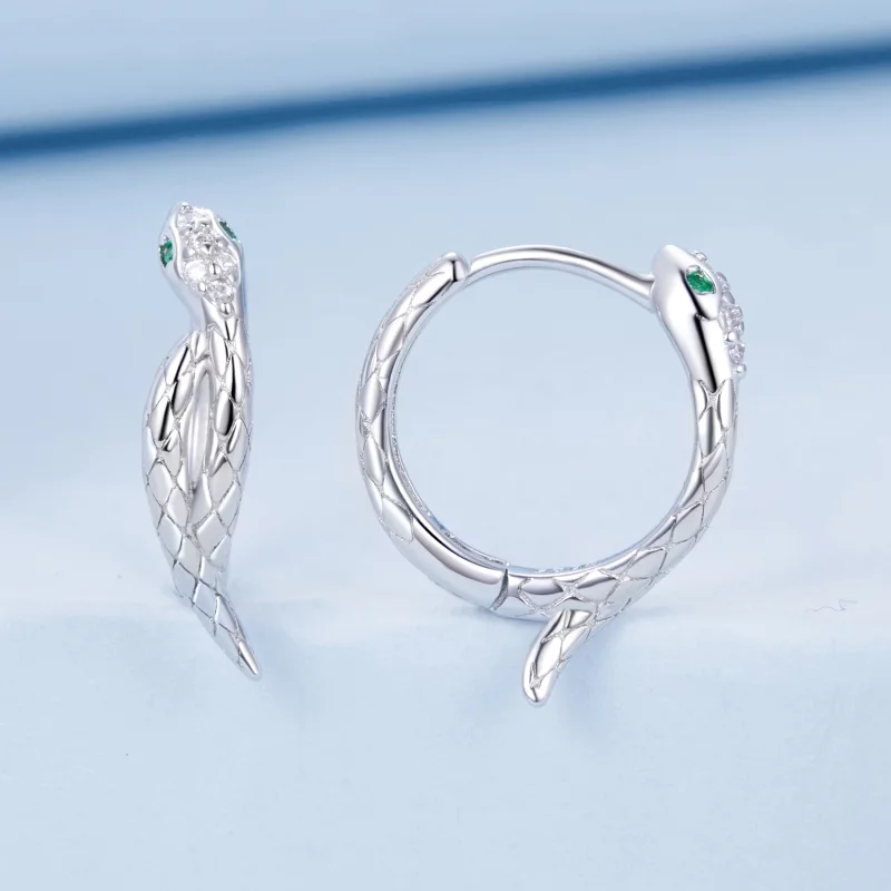 (image pour) Boucles d'oreilles enveloppantes style serpent PANDORA - BSE1008 - Afficher 2