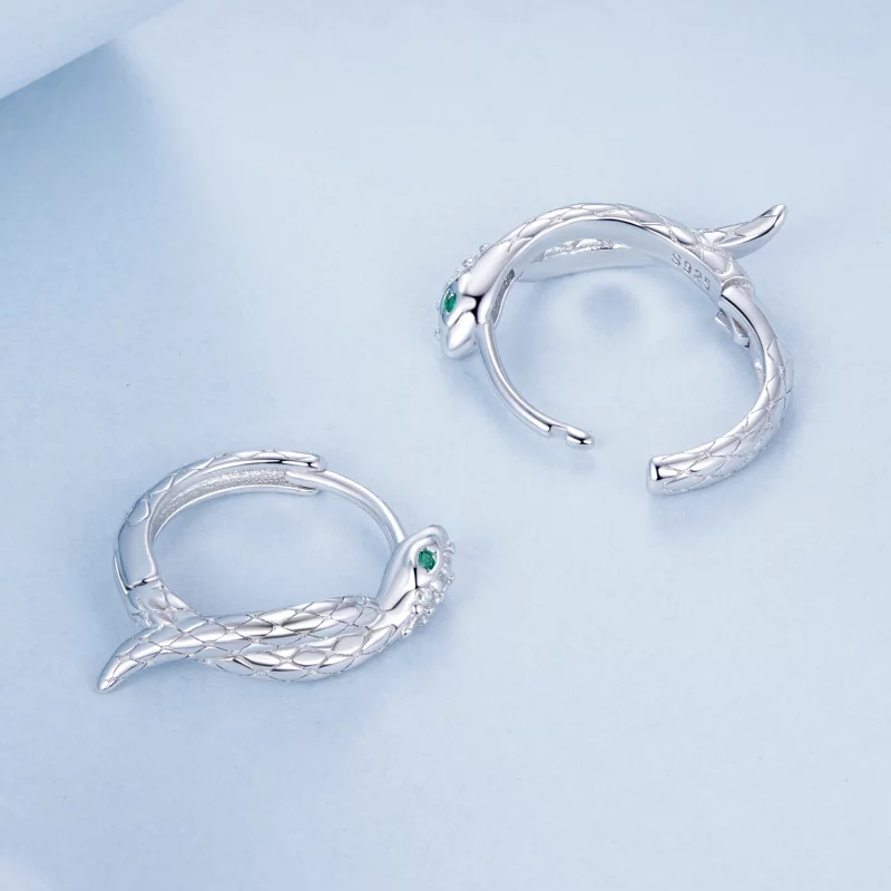 (image pour) Boucles d'oreilles enveloppantes style serpent PANDORA - BSE1008 - Afficher 4