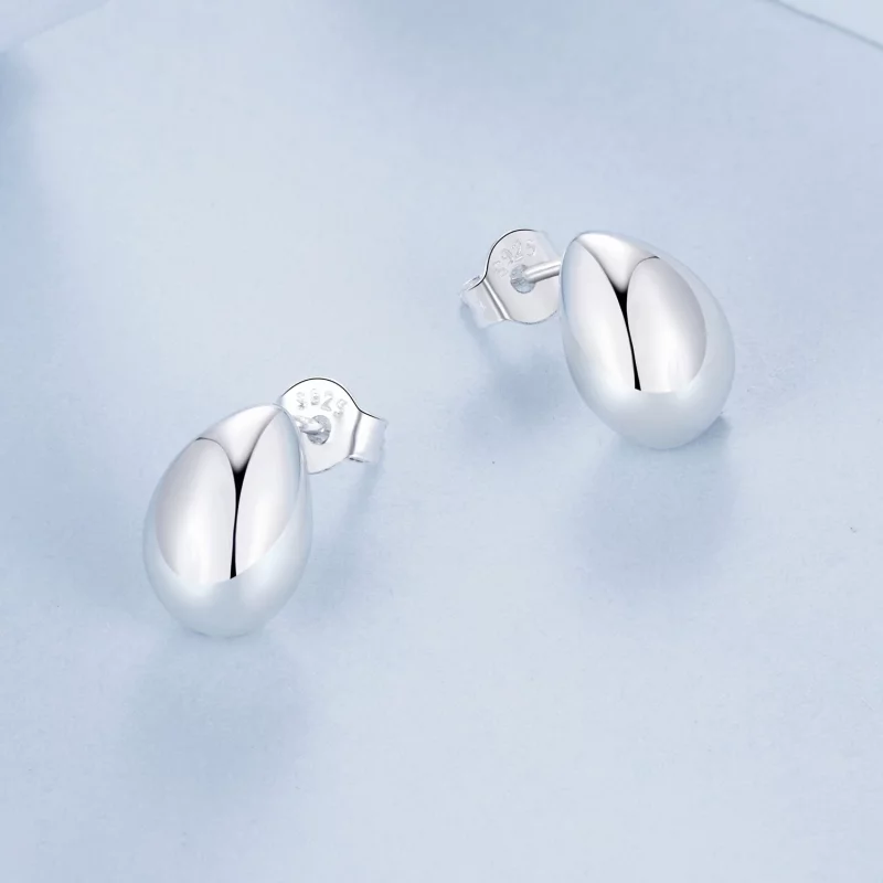 (image pour) Boucles d'oreilles goutte en argent style PANDORA - BSE1014 - Afficher 3