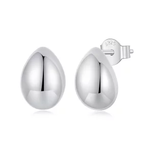 (image pour) Boucles d'oreilles goutte en argent style PANDORA - BSE1014