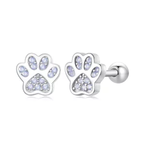 (image pour) Boucles d'oreilles Marque Mignonne Animaux de Compagnie Style PANDORA - SCE1750