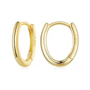 (image pour) Boucles d'oreilles ovales style PANDORA - BSE1015-B