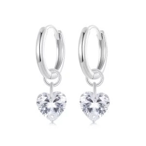 (image pour) Boucles d'oreilles Smart Heart de style PANDORA - SCE1753