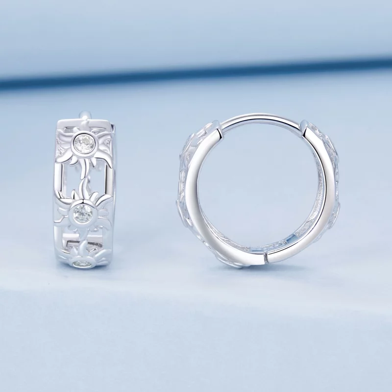 (image pour) Boucles d'oreilles Style PANDORA Soleil - BSE1007 - Afficher 2
