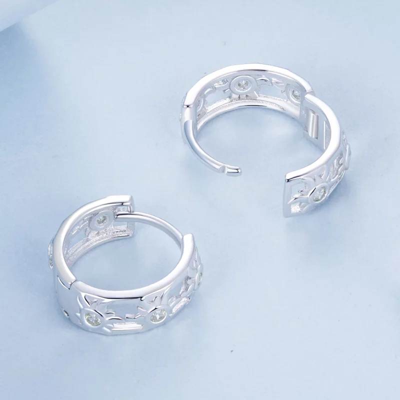 (image pour) Boucles d'oreilles Style PANDORA Soleil - BSE1007 - Afficher 4