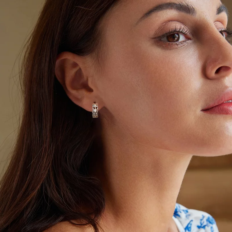(image pour) Boucles d'oreilles Style PANDORA Soleil - BSE1007 - Afficher 7