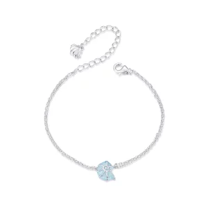 Bracelet Conque Bleu Style PANDORA - BSB176 (image pour) Bracelet Conque Bleu Style PANDORA - BSB176
