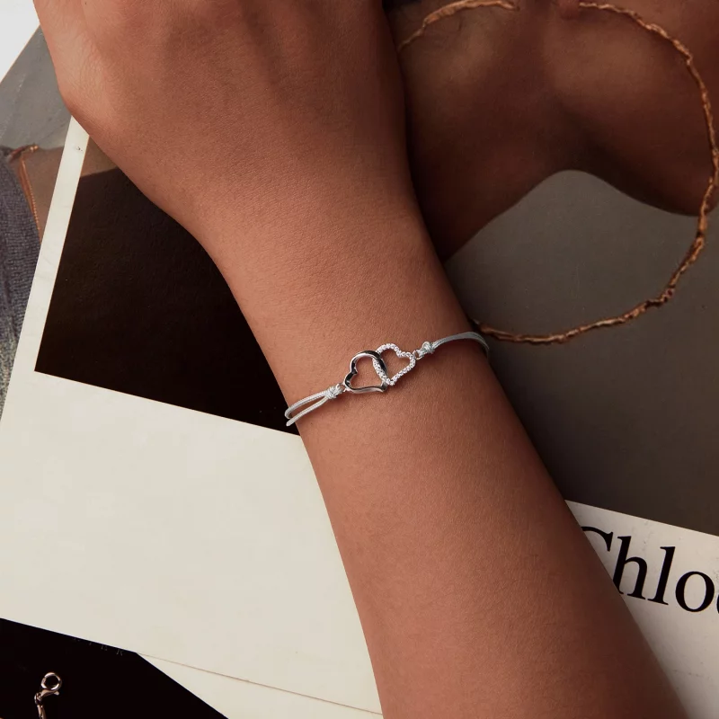 (image pour) Bracelet PANDORA Style Cœurs Entrelacés - SCB274 - Afficher 5