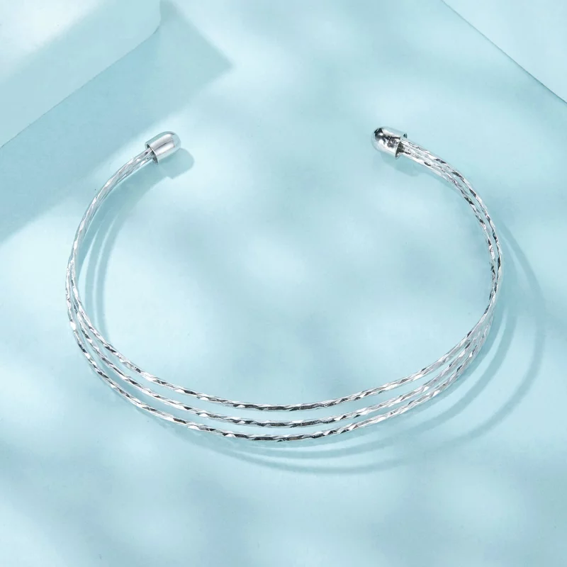 (image pour) Bracelet simple multi-couches style PANDORA - SCB273 - Afficher 4