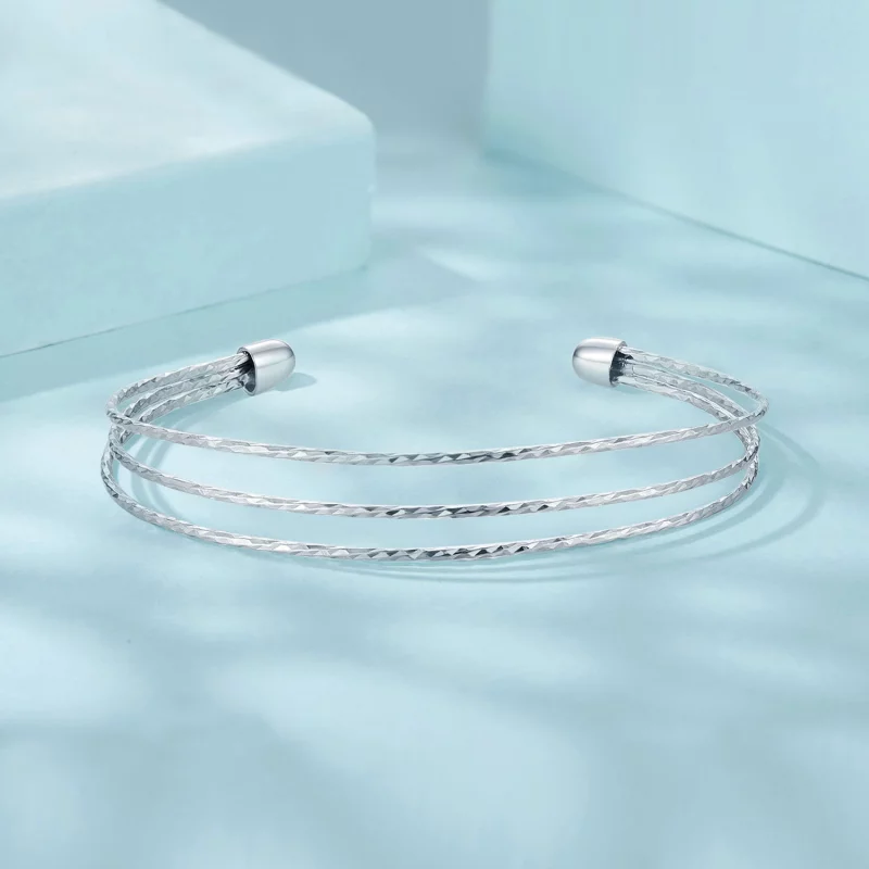 (image pour) Bracelet simple multi-couches style PANDORA - SCB273 - Afficher 5