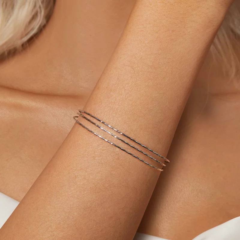 (image pour) Bracelet simple multi-couches style PANDORA - SCB273 - Afficher 9