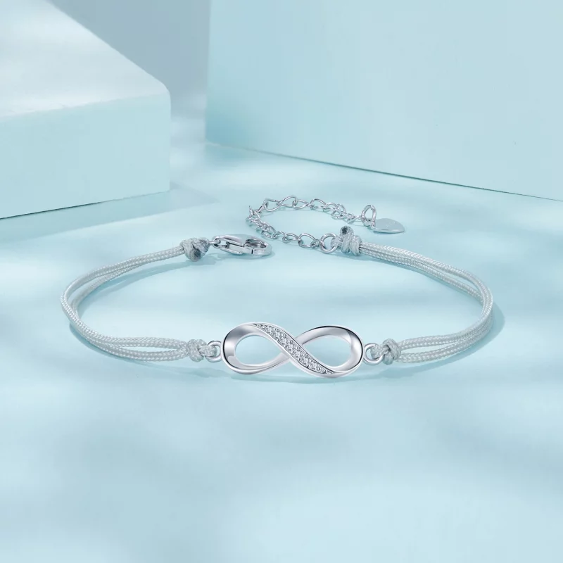 (image pour) Bracelet symbole infini style PANDORA - SCB279 - Afficher 3