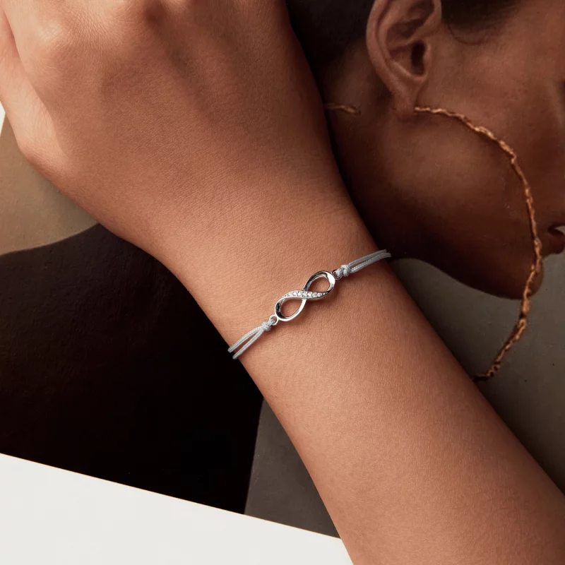 (image pour) Bracelet symbole infini style PANDORA - SCB279 - Afficher 4