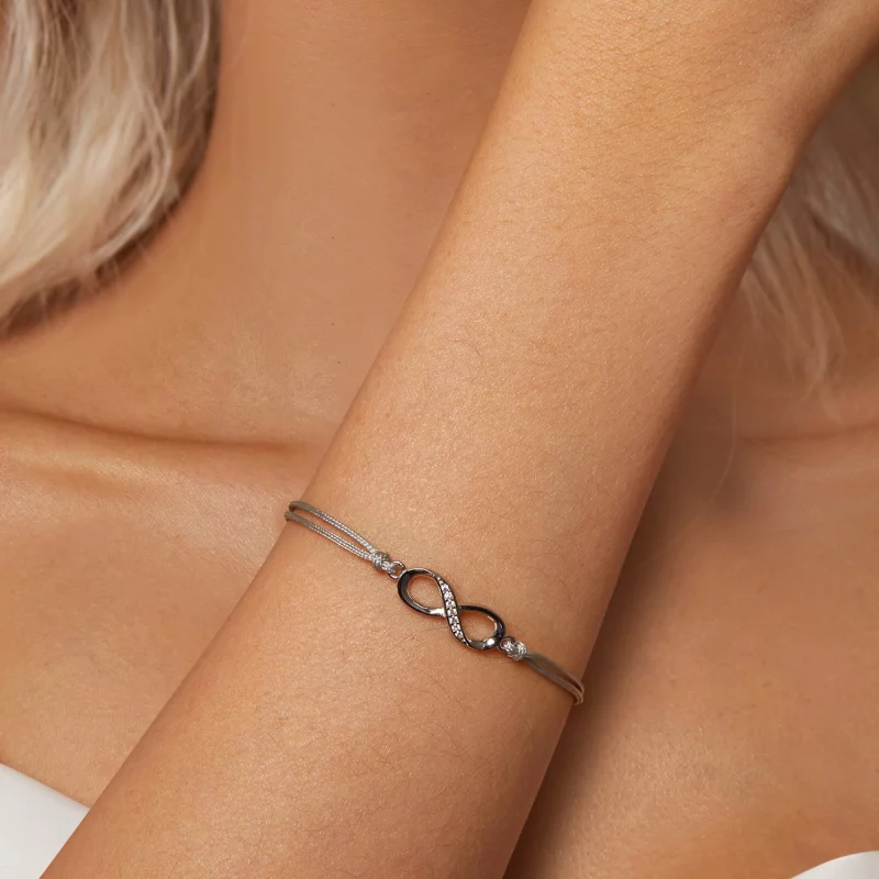 (image pour) Bracelet symbole infini style PANDORA - SCB279 - Afficher 5