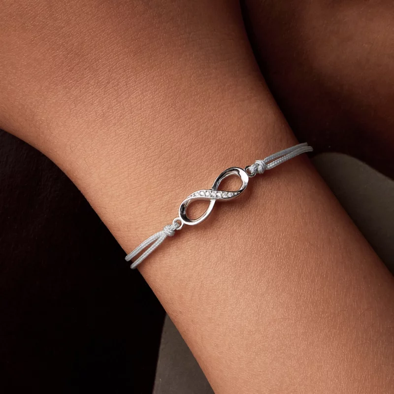(image pour) Bracelet symbole infini style PANDORA - SCB279 - Afficher 7