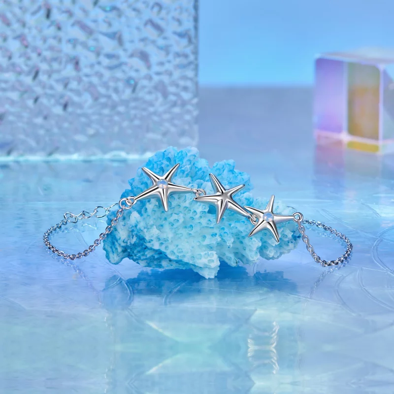 (image pour) Bracelet Étoile de Mer Style PANDORA - SCB275 - Afficher 2