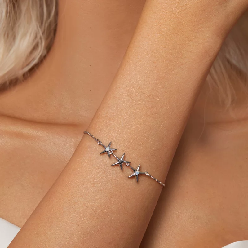 (image pour) Bracelet Étoile de Mer Style PANDORA - SCB275 - Afficher 6